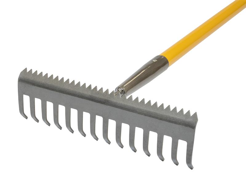 Roughneck Sharp-Edge Soil Rake