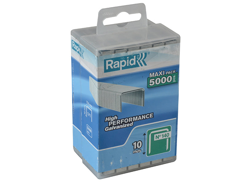 Rapid 140 Series Galvanised Staples