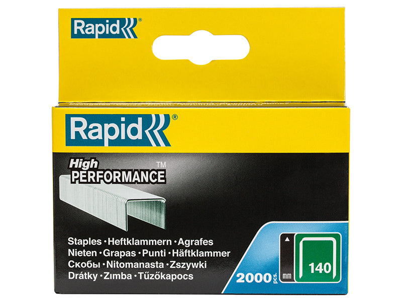 Rapid 140 Series Galvanised Staples