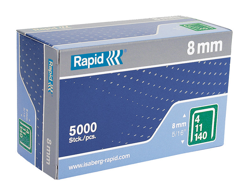 Rapid 140 Series Galvanised Staples