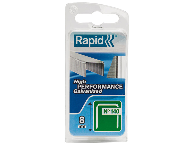 Rapid 140 Series Galvanised Staples