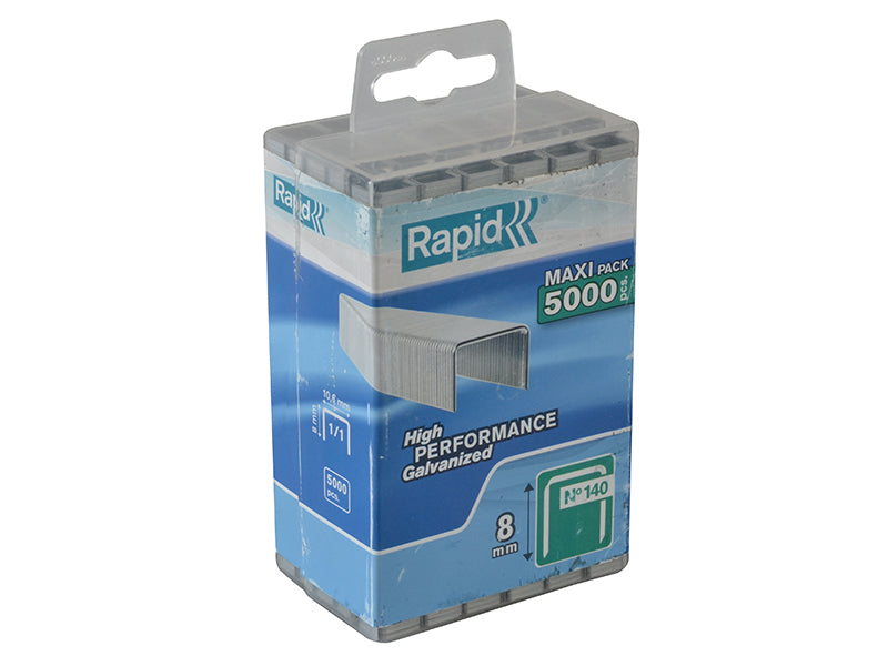 Rapid 140 Series Galvanised Staples