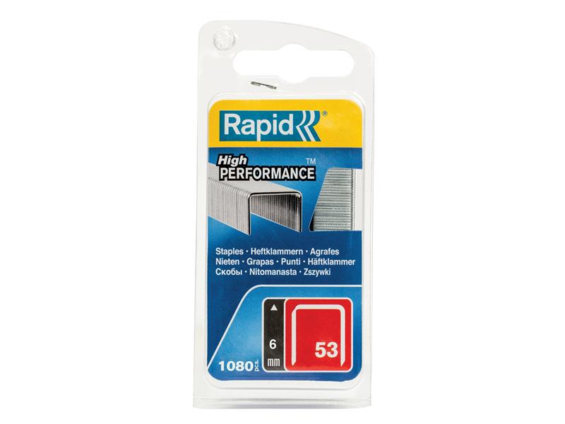 Rapid 53 Series Galvanised Staples