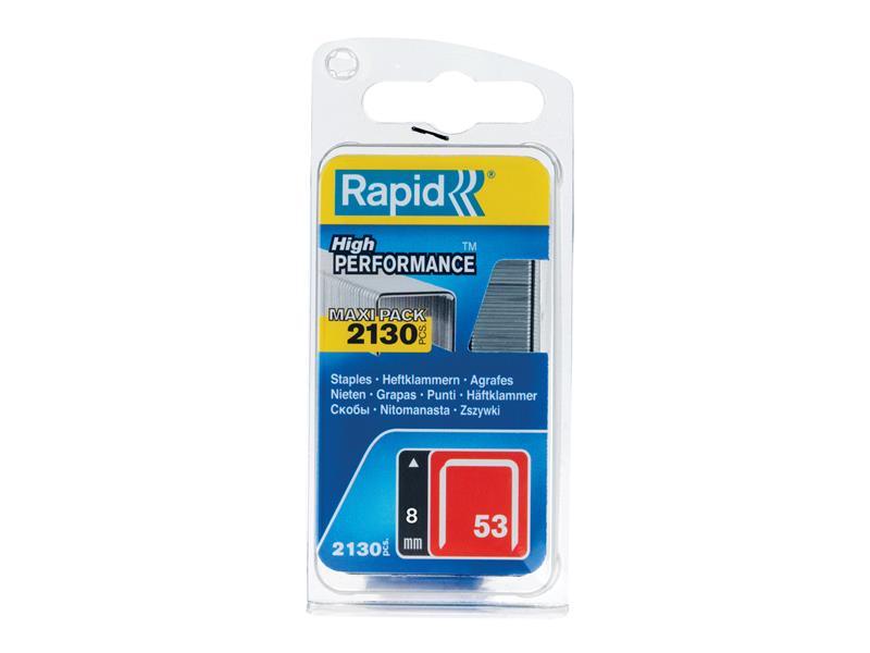 Rapid 53 Series Galvanised Staples