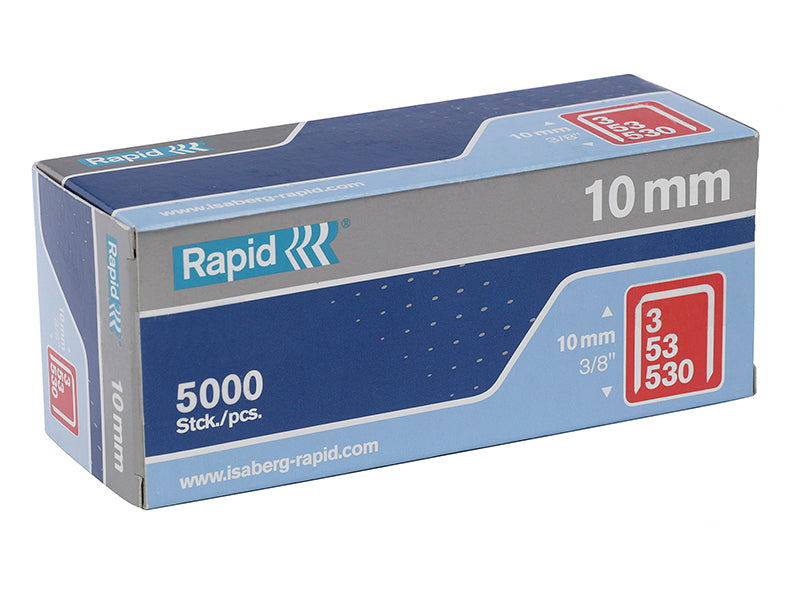 Rapid 53 Series Galvanised Staples