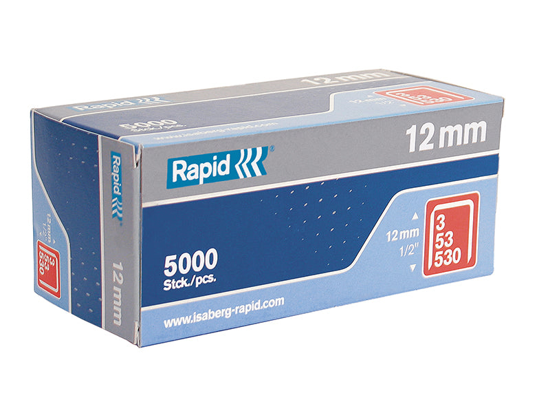 Rapid 53 Series Galvanised Staples