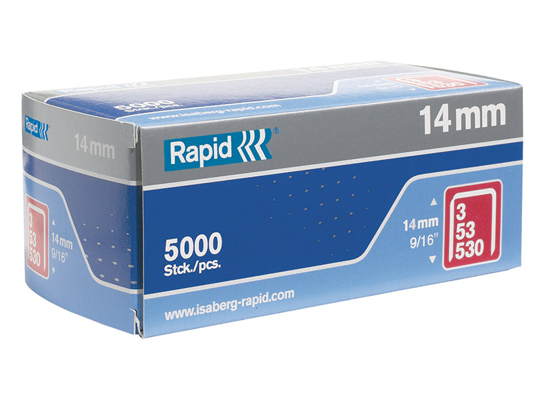 Rapid 53 Series Galvanised Staples