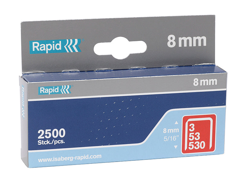 Rapid 53 Series Galvanised Staples