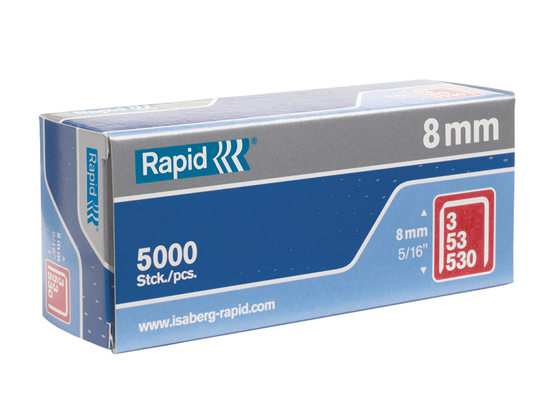 Rapid 53 Series Galvanised Staples