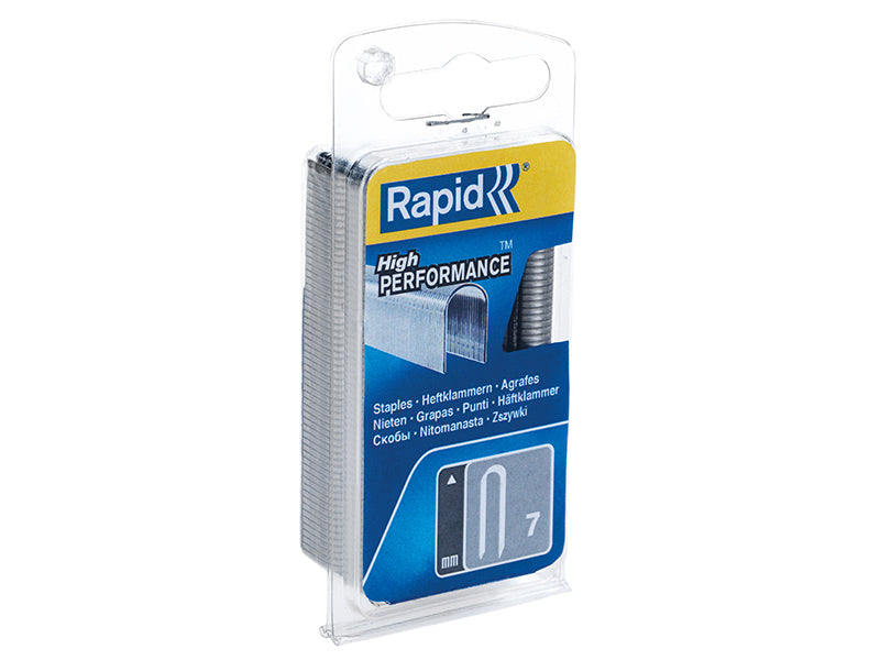 Rapid 7/12mm Cable Staples (Narrow Box 960)