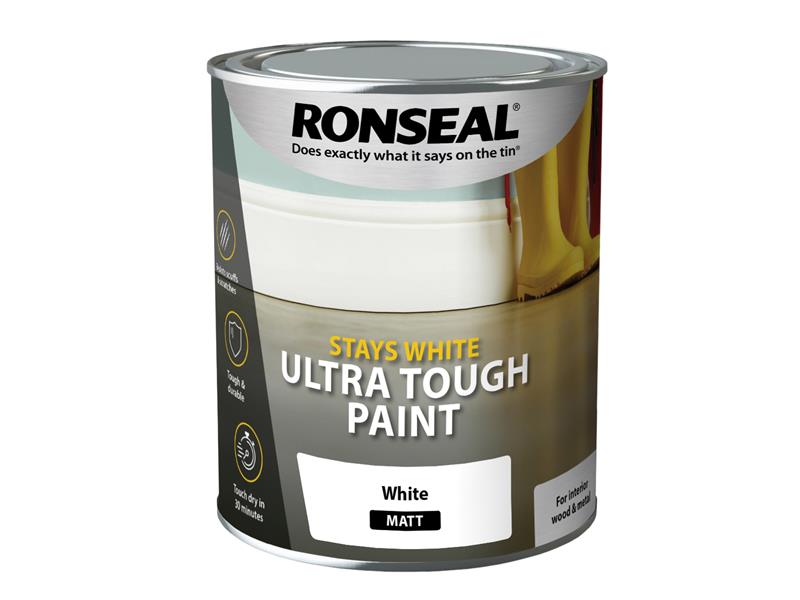 Ronseal Stays White Ultra Tough Paint