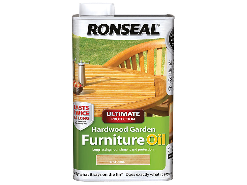 Ronseal Ultimate Protection Hardwood Garden Furniture Oil