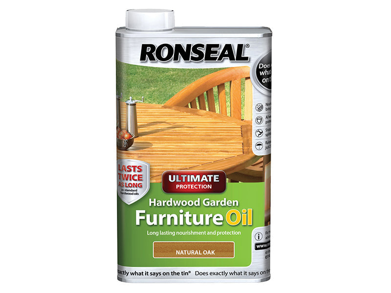 Ronseal Ultimate Protection Hardwood Garden Furniture Oil