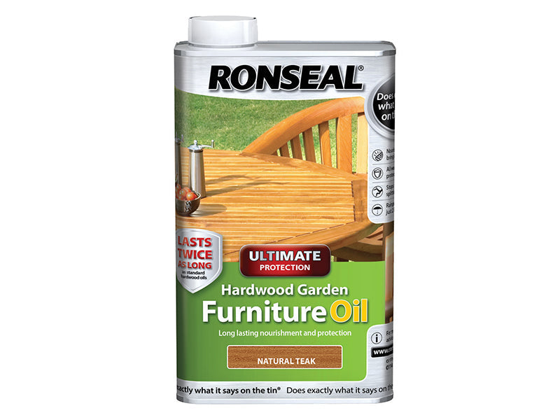 Ronseal Ultimate Protection Hardwood Garden Furniture Oil