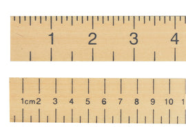 R.S.T. Hardwood 1 Metre Stick Plain