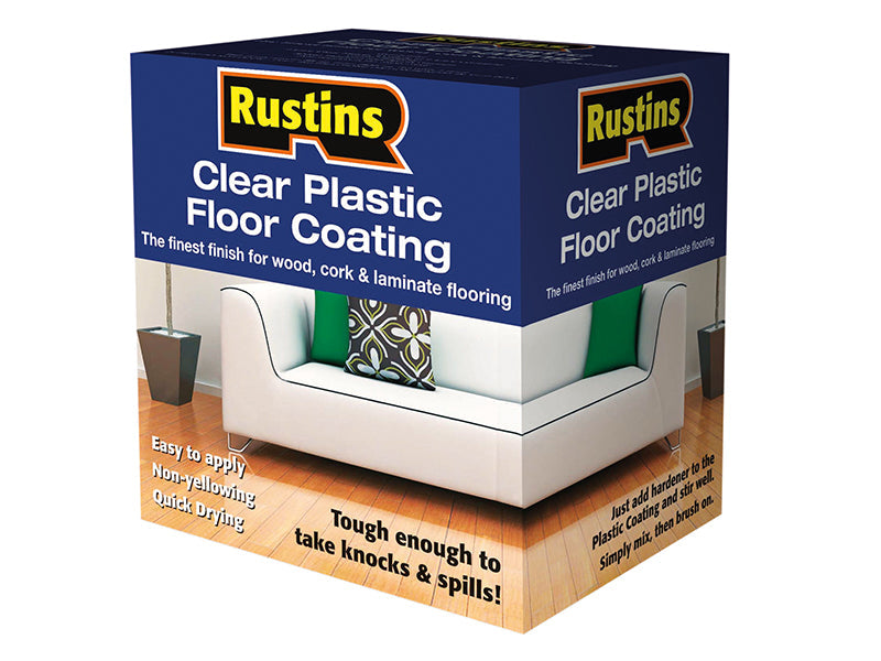 Rustins Clear Plastic Floor Coating Kit