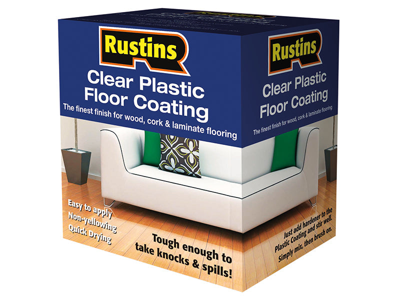 Rustins Clear Plastic Floor Coating Kit