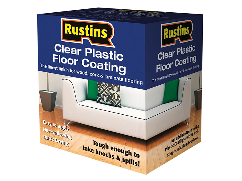 Rustins Clear Plastic Floor Coating Kit