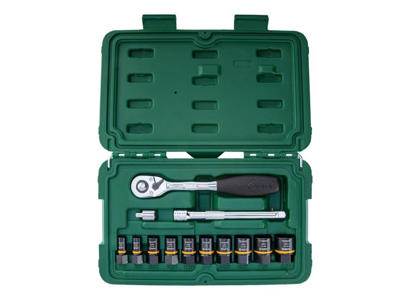 SATA Tools 1/4in & 3/8in BoltBiter Set, 13 Piece