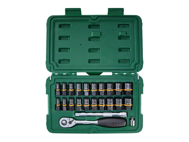 SATA Tools 1/4in & 3/8in BoltBiter Set, 23 Piece