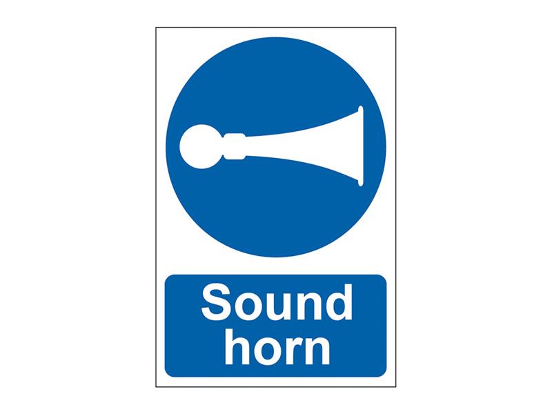 Scan Sound Horn - PVC Sign 200 x 300mm