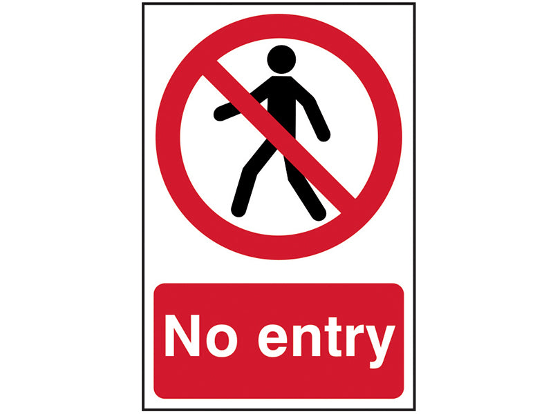 Scan Sign: No Entry
