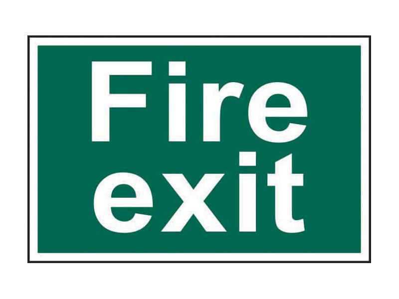 Scan Sign: Fire Exit