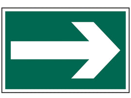 Scan Arrow Symbol - PVC Sign 300 x 200mm
