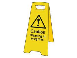 Scan Caution Cleaning In Progress - Heavy Duty 'A' Board