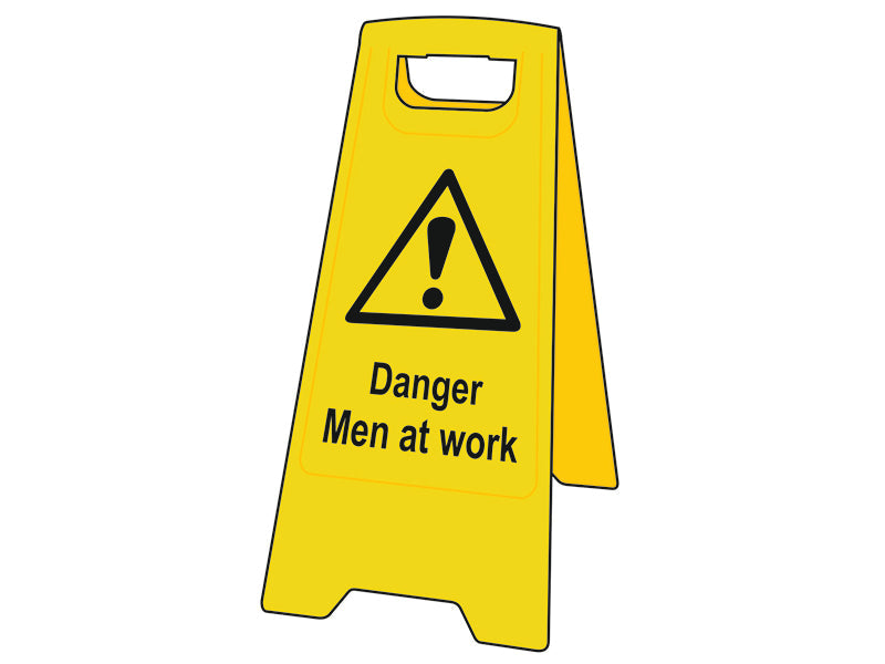 Scan Danger Men At Work - Heavy Duty 'A' Board