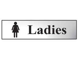 Scan Sign: Ladies Bathroom