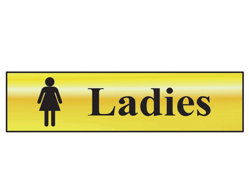 Scan Sign: Ladies Bathroom