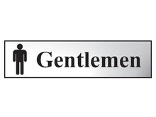Load image into Gallery viewer, Scan Sign: Gentlemen Bathroom