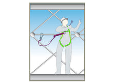 Load image into Gallery viewer, Scan Fall Arrest Lanyard 1.8m Hook &amp; Connect