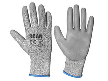 Load image into Gallery viewer, Scan Grey PU Coated Cut 3 Gloves