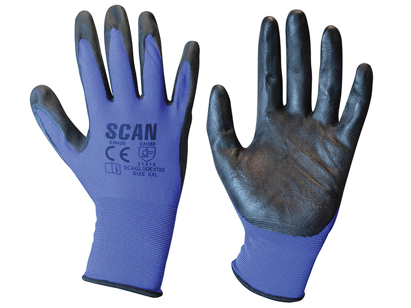 Scan Max. Dexterity Nitrile Gloves