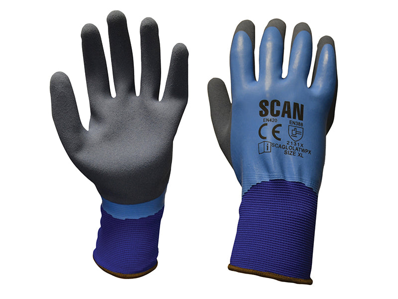 Scan Waterproof Latex Gloves