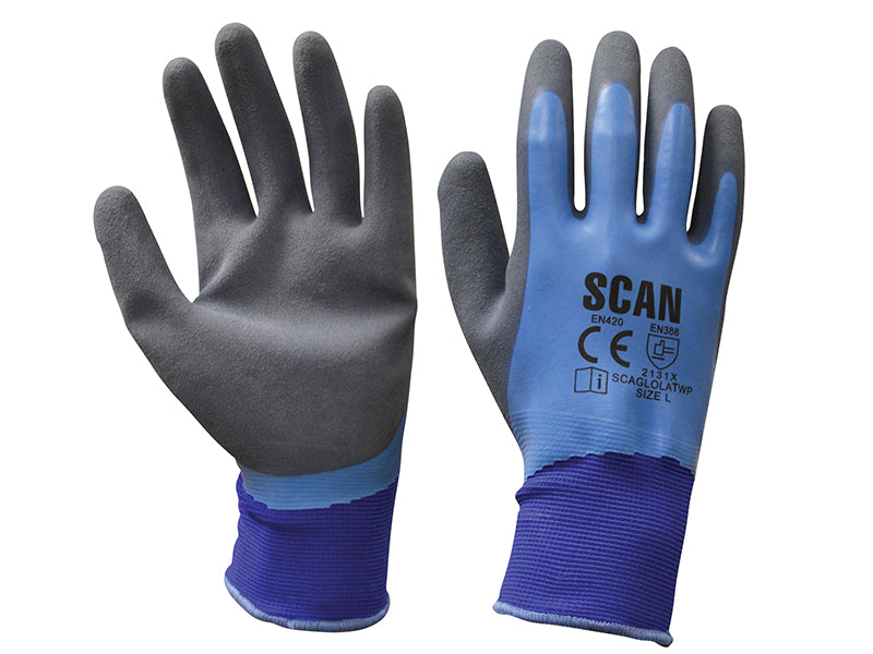 Scan Waterproof Latex Gloves