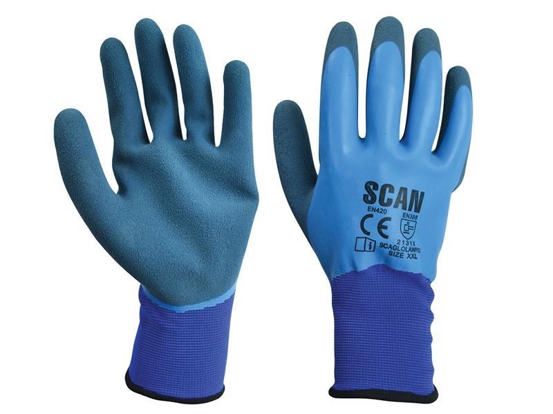 Scan Waterproof Latex Gloves