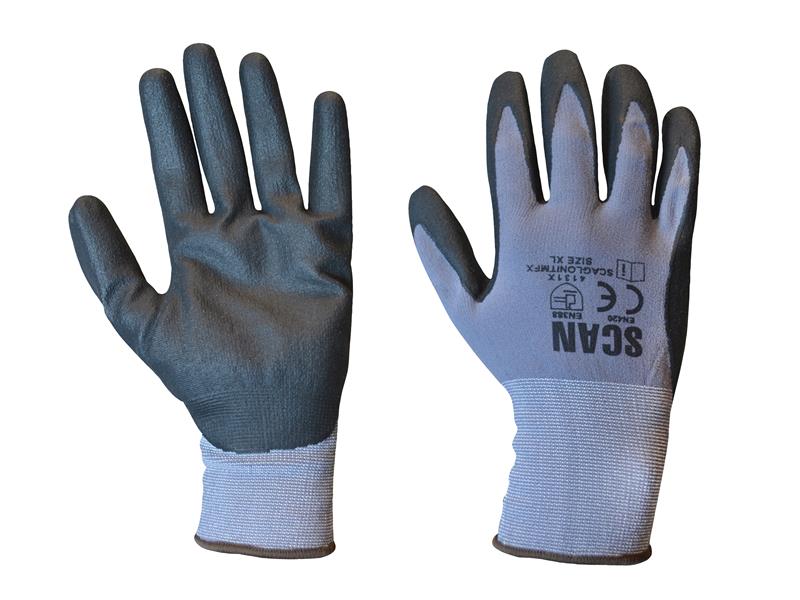 Scan Breathable Microfoam Nitrile Gloves