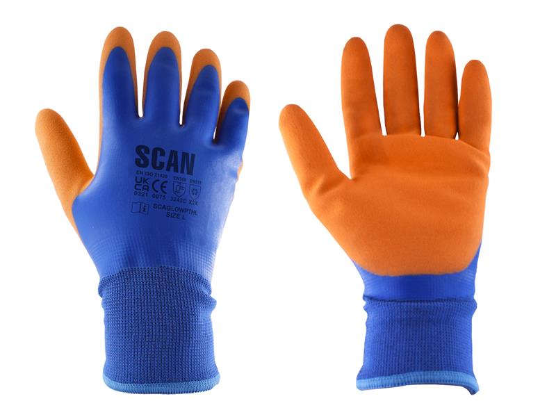 Scan Thermal Waterproof Latex Coated Gloves