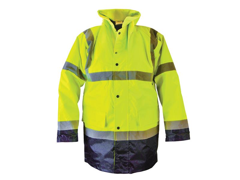 Scan Hi-Vis Yellow/Black Motorway Jacket