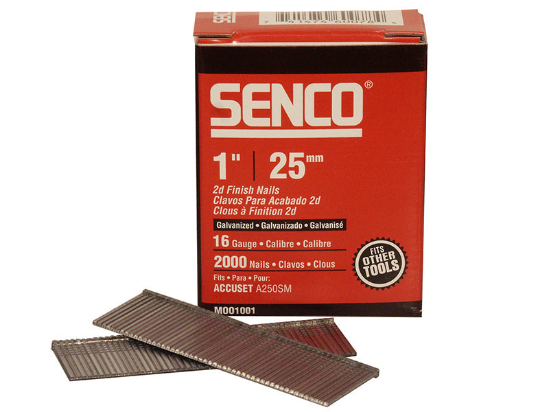 Senco 16 Gauge Galvanised Straight Brad Nails