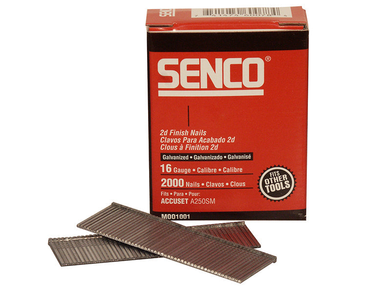 Senco 16 Gauge Galvanised Straight Brad Nails