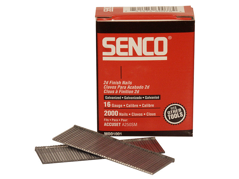 Senco 16 Gauge Galvanised Straight Brad Nails