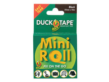 Load image into Gallery viewer, Shurtape Duck Tape® Mini Roll 25mm x 10m Black