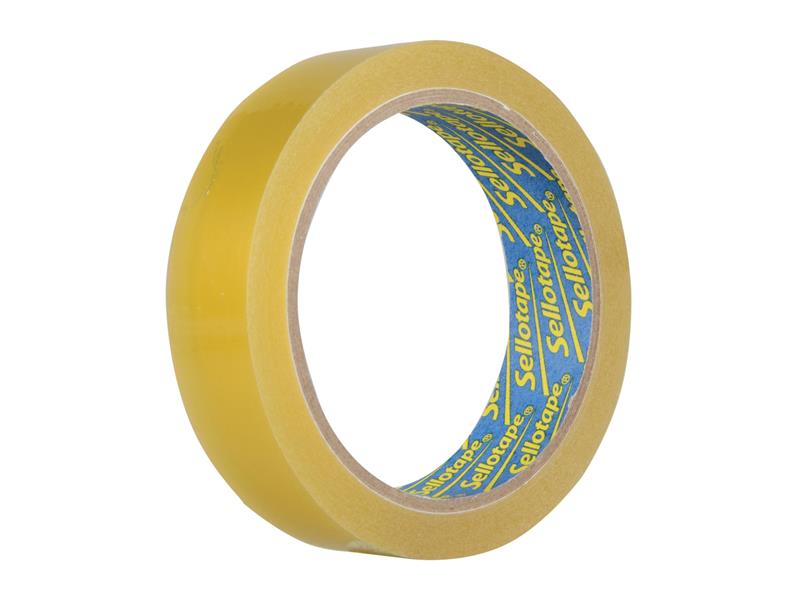 Sellotape Blister Pack 24mm x 50m Golden