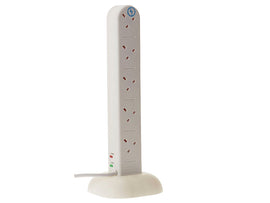 SMJ Mini Surge Tower 240V 10-Way Surge Protection 2m