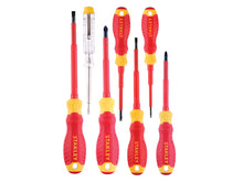 Load image into Gallery viewer, STANLEY® FatMax® VDE Insulated Screwdriver Set, 7 Piece