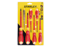 Load image into Gallery viewer, STANLEY® FatMax® VDE Insulated Screwdriver Set, 7 Piece